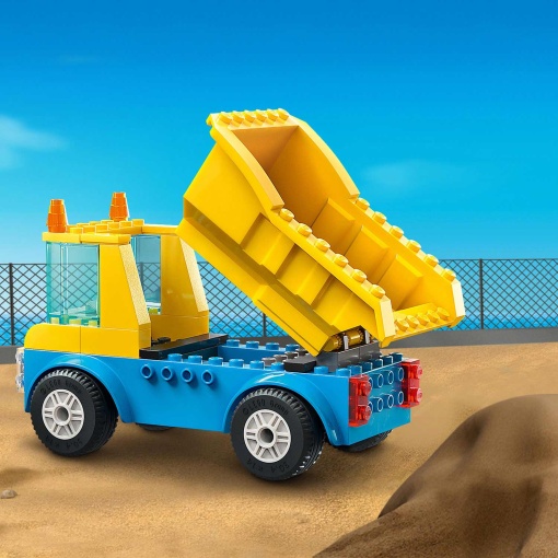 LEGO City Camiões de Construção e Grua com Bola Destruidora 60391