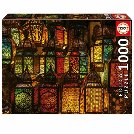 Puzzle EDUCA 1000 peças Colagem de Faróis