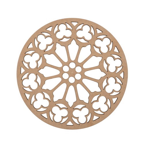 Mandala em Madeira 30x0,3cm
