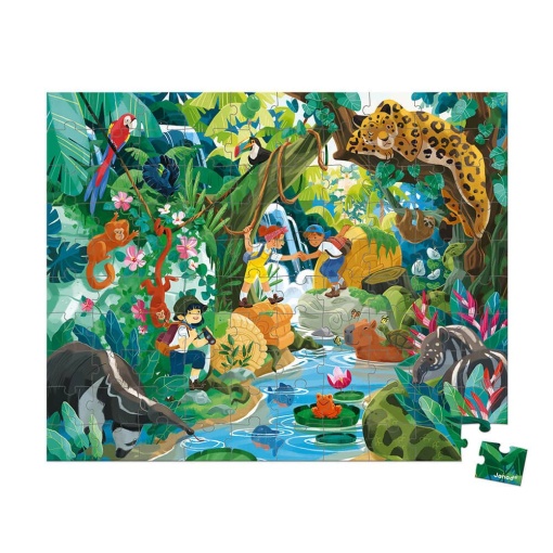 Maleta Puzzle JANOD 100 Peças Aventura Inca