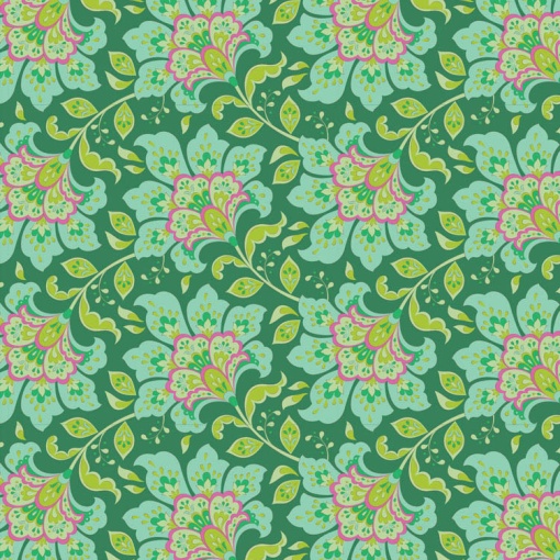 Tecido TILDA Bloomsville Flowermarket Pine 1x1,10m