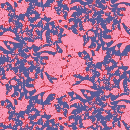 Tecido TILDA Bloomsville Abloom Prussian 1x1,10m