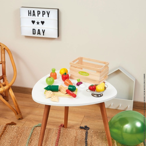 Maxi set de frutas e legumes com velcro Green Market JANOD