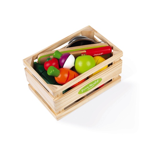 Maxi set de frutas e legumes com velcro Green Market JANOD