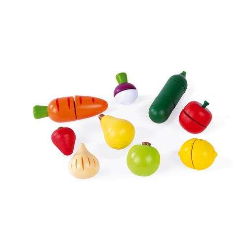 Maxi set de frutas e legumes com velcro Green Market JANOD
