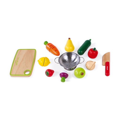 Maxi set de frutas e legumes com velcro Green Market JANOD