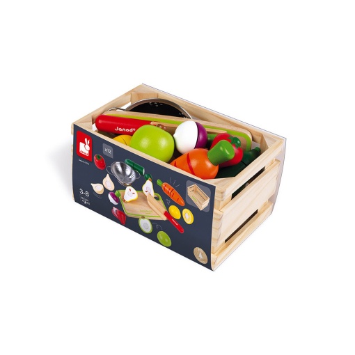 Maxi set de frutas e legumes com velcro Green Market JANOD