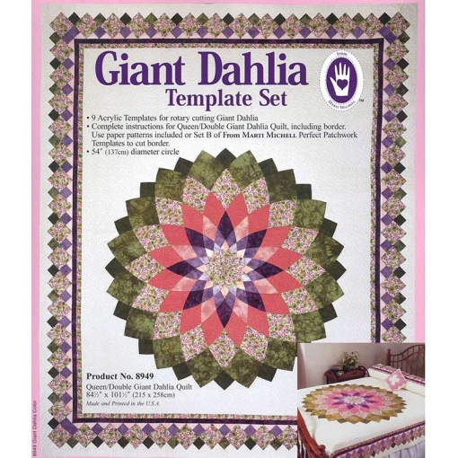 Kit de patchwork Giant Dahlia Marti Mitchell IDEAS