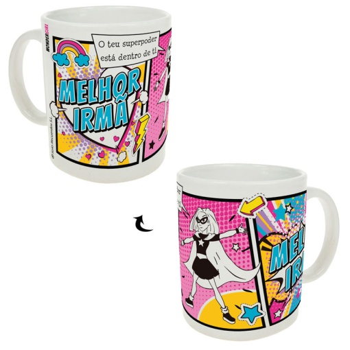 Caneca de cerâmica Wondergirl "Melhor irmã"