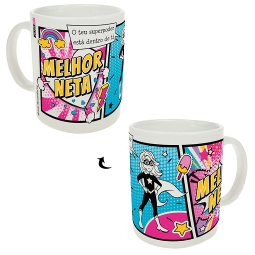 Caneca de cerâmica Wondergirl "Melhor neta"