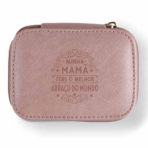 Guarda-joias de Viagem "Minha Mamã Tens O Melhor Abraço do Mundo"