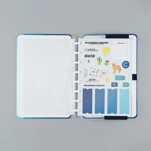 CADERNO INTELIGENTE A5 Pautado Blue Creative Journal