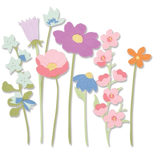 Cortante SIZZIX Thinlits no prado by Alexis Trimble