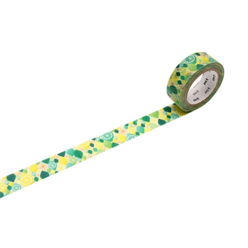 Fita decorativa Washi Tape 15mmx7m limões MT