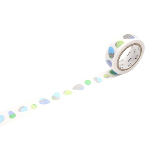 Fita decorativa Washi Tape 15mmx7m pedra azul MT