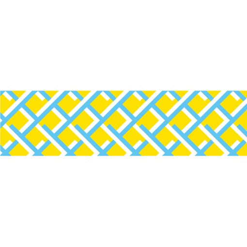 Fita decorativa Washi Tape 15mmx7m xadrez amarelo MT