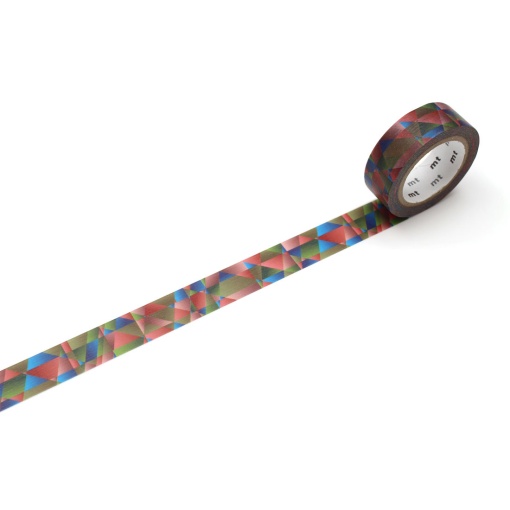 Fita decorativa Washi Tape 15mmx7m mosaico multicor MT