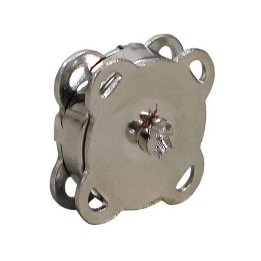 Botão Magnético para cozer 18mm Prateado