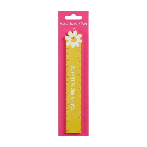 Régua de Madeira Agatha Ruiz de La Prada Flower 15cm