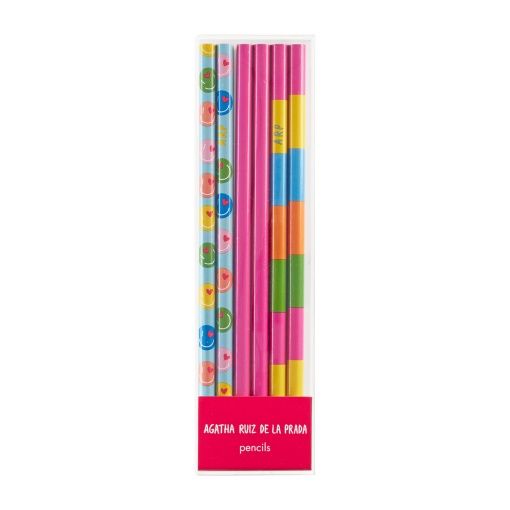 Lápis Grafite Agatha Ruiz de La Prada Flower com 6