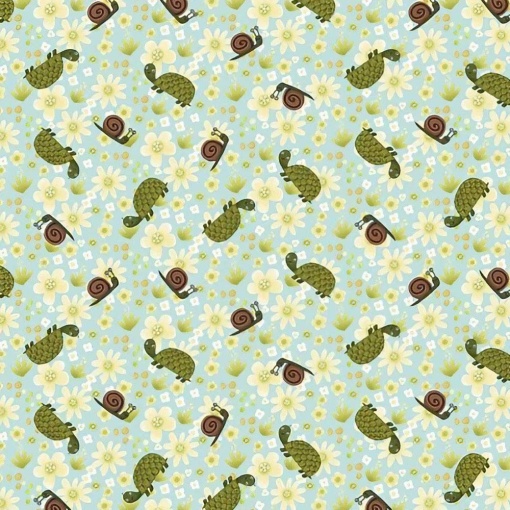 Tecido HILOGAR Into The Woods Azul/Verde 1x1,10m