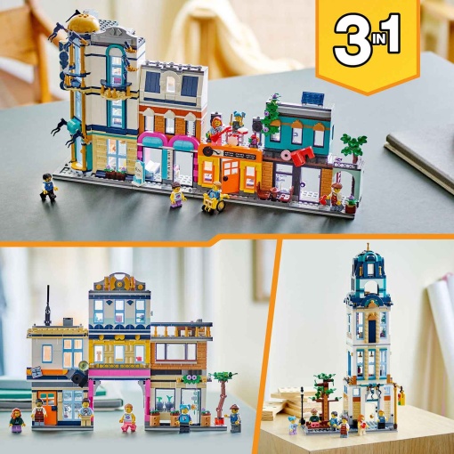 LEGO Creator 3-in-1 Rua Principal 31141