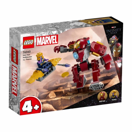 LEGO MARVEL A Armadura Hulkbuster de Iron Man Contra Thanos 76263