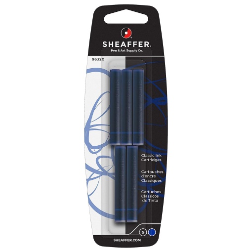 Recarga para Caneta SHEAFFER Azul com 5