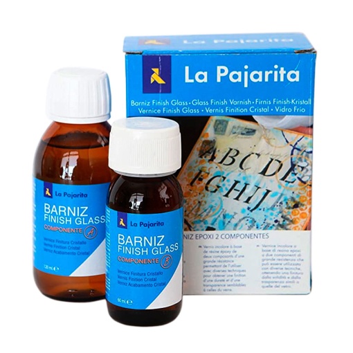 Verniz Finish Glass La Pajarita 2 Componentes 120+60ml