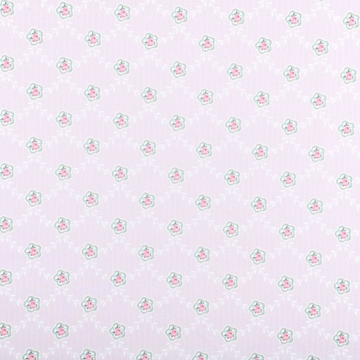 Tecido STOF Campagne Chic Victorien Rosa 1x1,15m