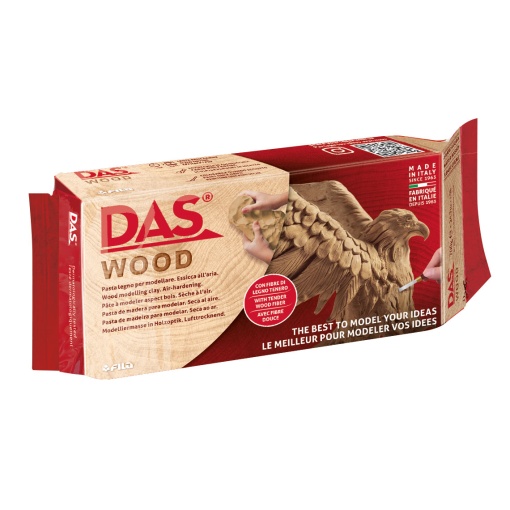 Pasta de Modelar DAS Efeito Madeira 700g