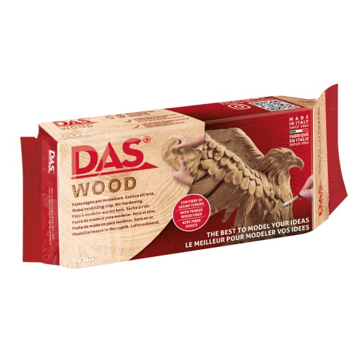 Pasta de Modelar DAS Efeito Madeira 350g