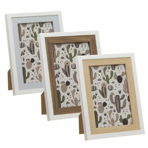 Moldura de plástico D'CASA Cactus 10x15cm sortido