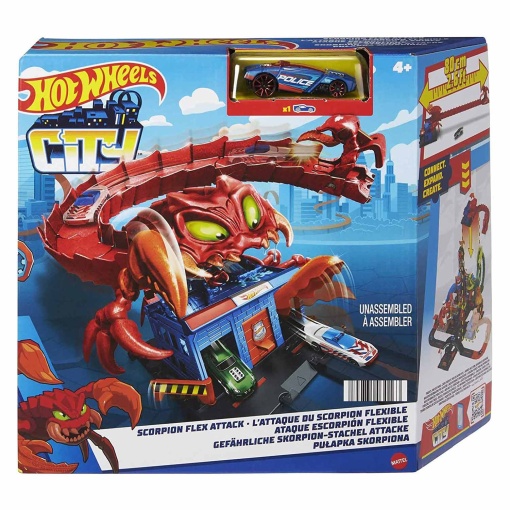Hot Wheels City Ataque do Escorpião Flexível MATTEL HDR29/HDR32
