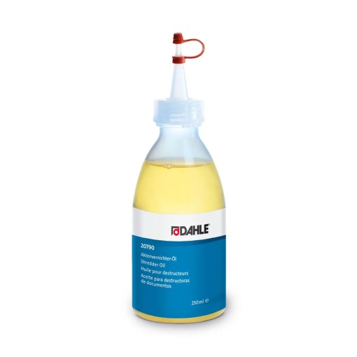 Óleo lubrificante para destruidoras de papel 250ml DAHLE