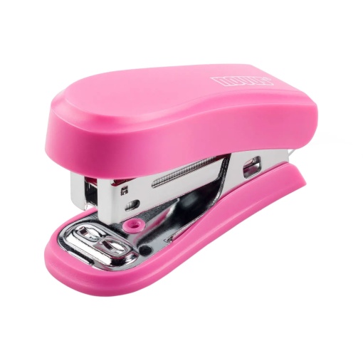 Agrafador NOVUS Mini 24/6 12 folhas Rosa
