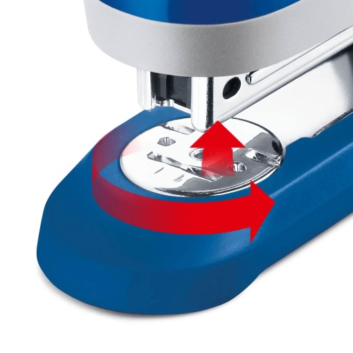 Agrafador NOVUS E25 24/6 26/6 25 folhas Azul