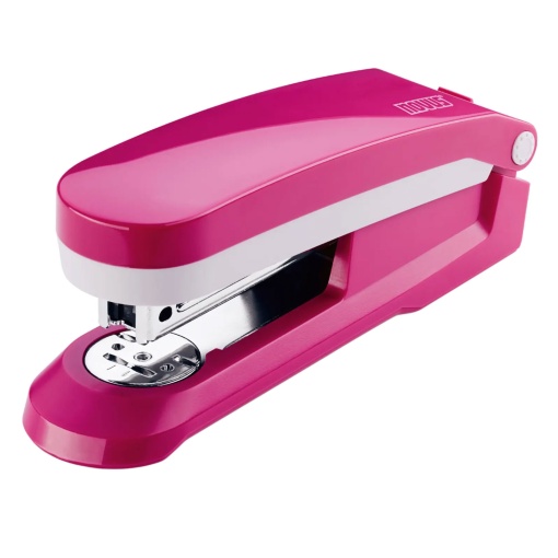 Agrafador NOVUS E25 24/6 26/6 25 folhas Rosa