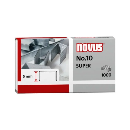 Agrafos nº 10 Super NOVUS Caixa com 1000