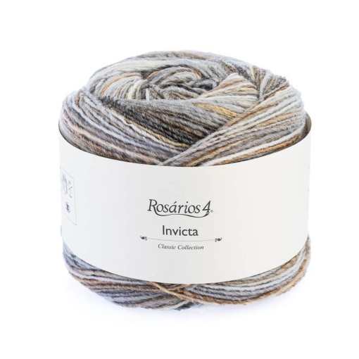 Fio de Tricot Rosários 4 Invicta 150g Cinza 41