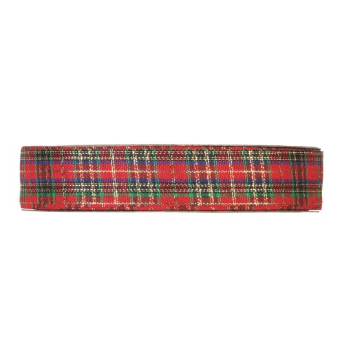 FITA DE TECIDO MP SCOZZESE 25MMX45M XADREZ VERMELHO/VERDE 74 2276M