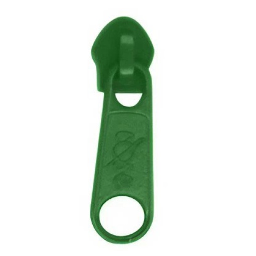 Cursor para Fecho Zipper Malha 5 Verde Garrafa COSE