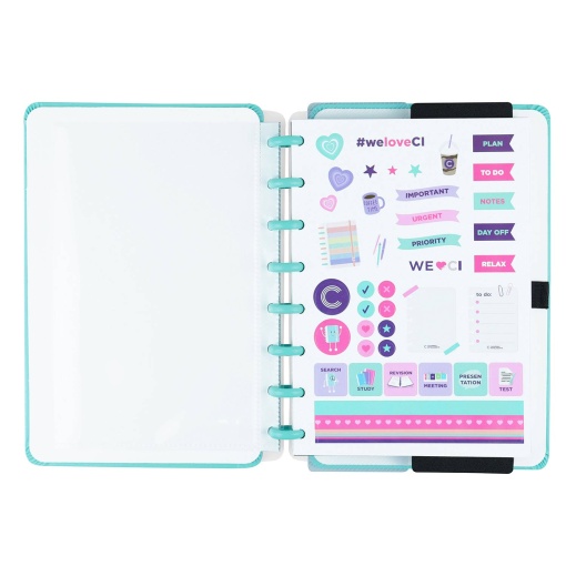 CADERNO INTELIGENTE A5 Pautado All Aquamarine