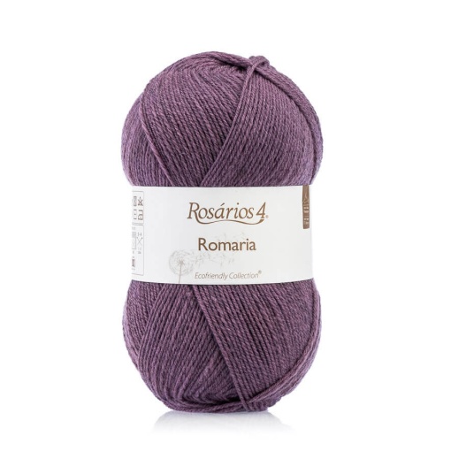 Fio de Tricot Rosários 4 Romaria 100g Roxo 25