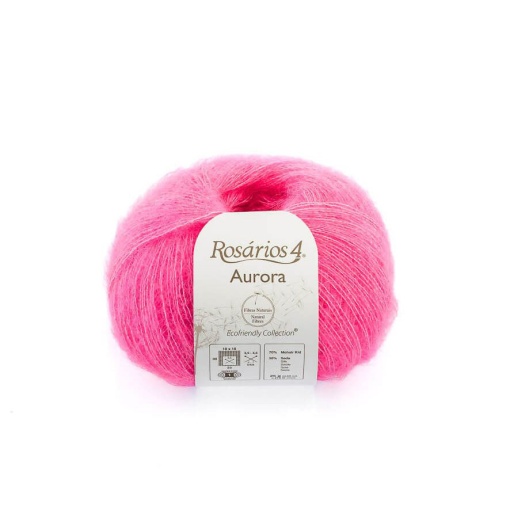 Fio de tricot ROSÁRIOS 4 Aurora fúcsia 59