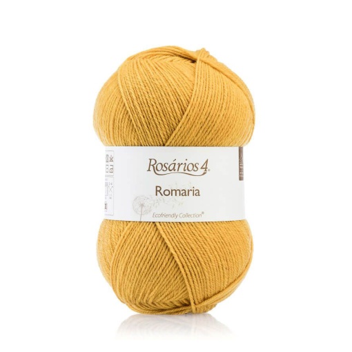 Fio de Tricot Rosários 4 Romaria 100g Amarelo 09