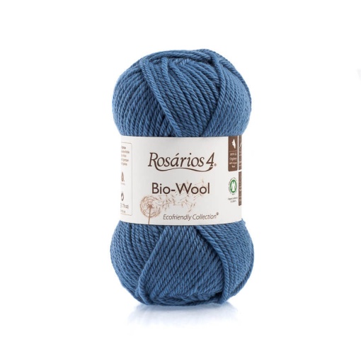 Fio de tricot ROSÁRIOS 4 Bio-Wool ganga 41 GOTS