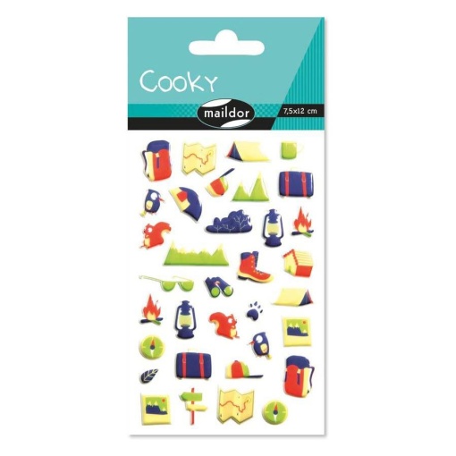 Autocolantes MAILDOR Cooky 3D caminhada