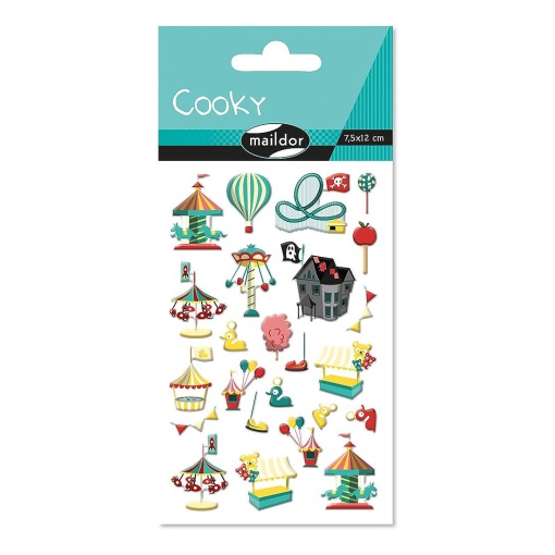 Autocolantes MAILDOR Cooky 3D feira