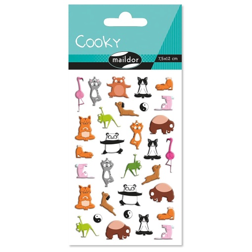Autocolantes MAILDOR Cooky 3D yoga